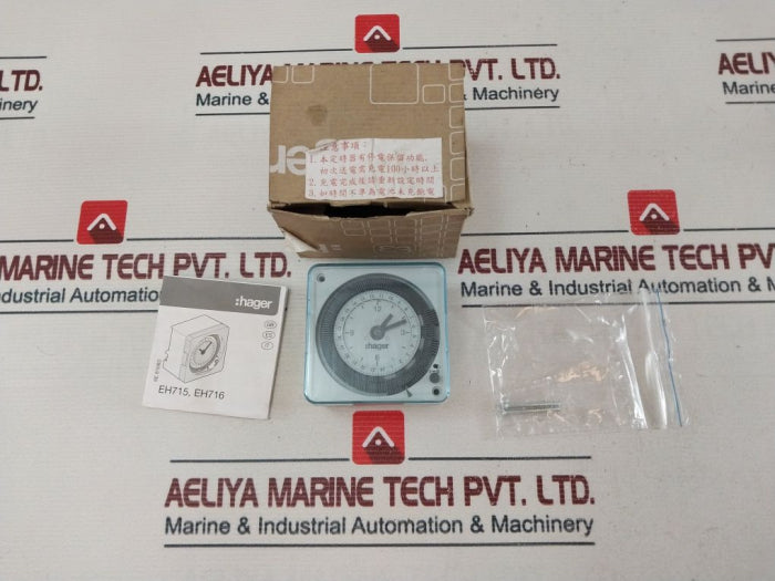 Hager Eh716 Timer Analog 24 Hour 48V Dc