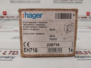 Hager Eh716 Timer Analog 24 Hour 48V Dc