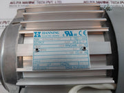 Hanning Elektro-werke D7Kc4S-7-151 Three-phase Motor 0.37 Kw 1433 Rpm 120V 50Hz
