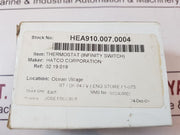 Harper-wyman 6653g0006a thermostat (infinity switch)