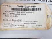 Hartmann & Braun Tgm 4 Cmr Transmitter P 14435-0-6311200360