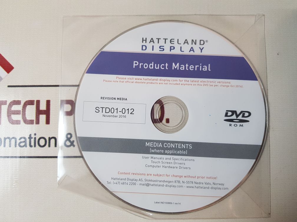 Hatteland display ht b17 st7-a101-70037