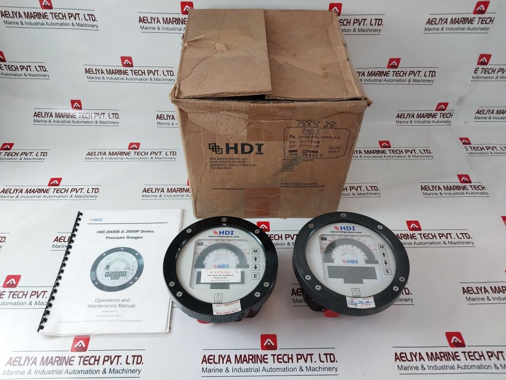 Hdi 20B6A50104002Aaa Pressure Gauges 2000B Series