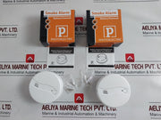 Lot Of 8X Heiman Hm-622Ps Battery Powered Photoelectric Smoke Alarm Detector