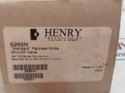 Henry 6265N Shut-off Valve Type Iii