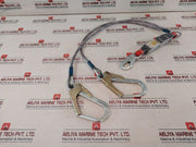 Hercules Nbr15837 Double Steel Cable Lanyard With Connectors