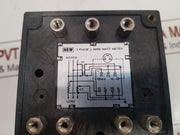 Hew 3 Phase 3 Wire Watt Meter Ts-96 0-1000 Kw