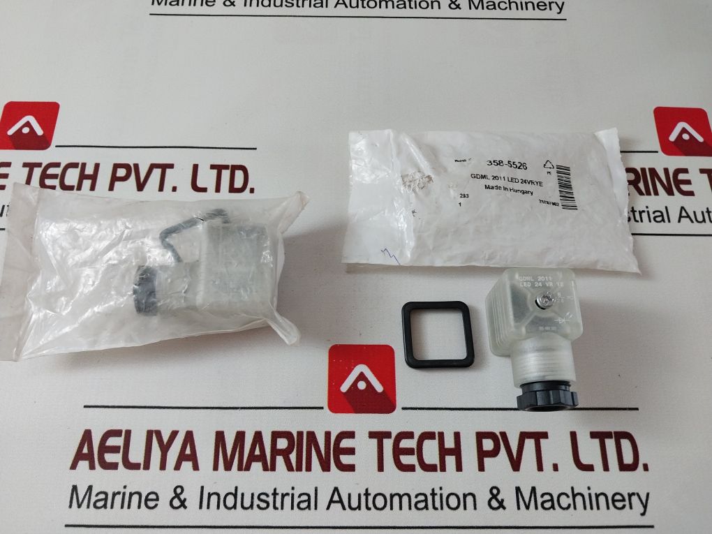 Hirschmann Gdml 2011 Led 24 Vr Ye Valve Connector