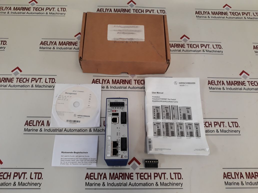 Hirschmann Rs20-0400M2M2Sdhehh05.0.02 Rail Switch