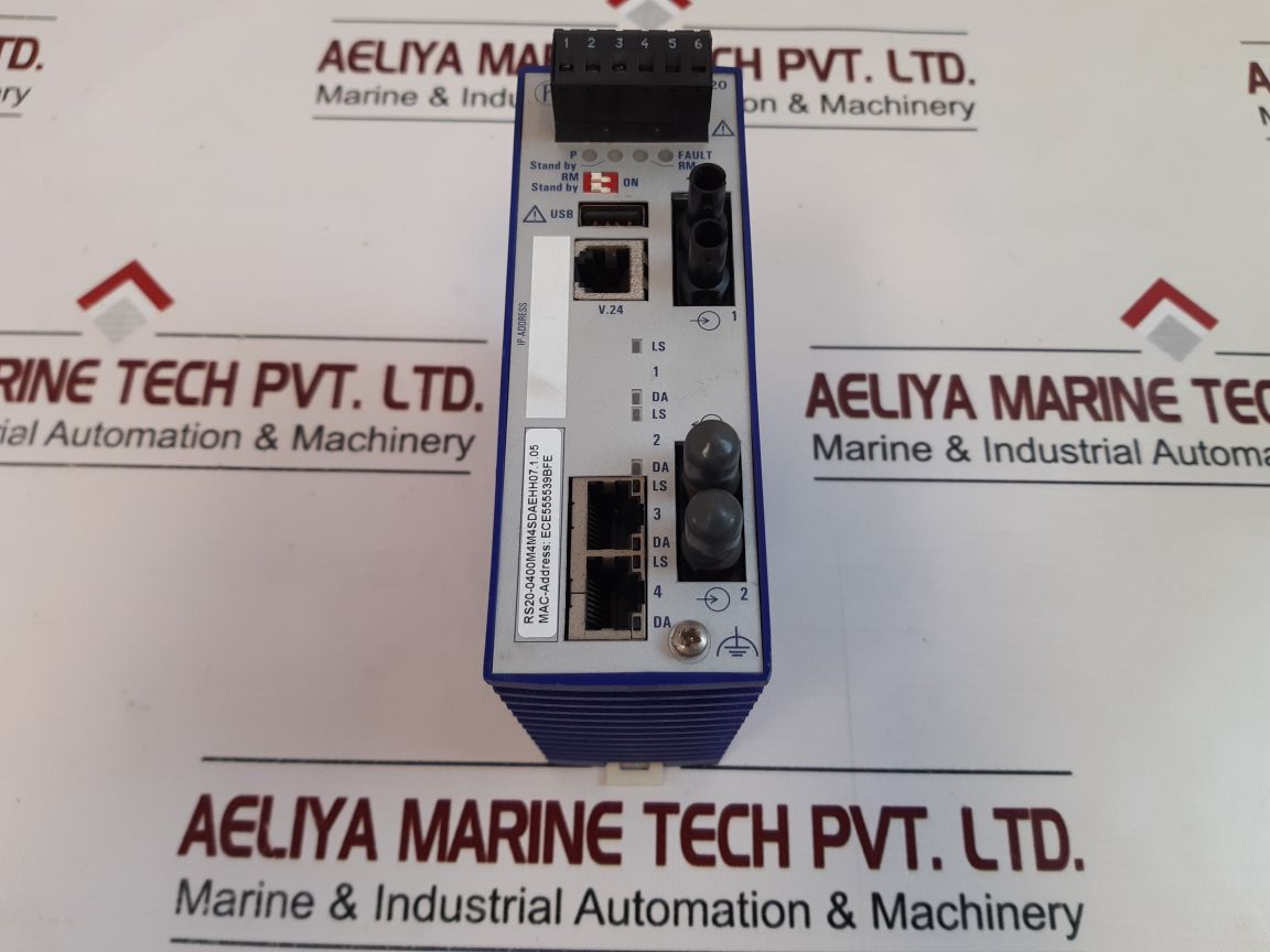 Hirschmann Rs20 Rail Switch Rs20-0400M4M4Sdaehh07.1.05