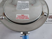 Hitec Products 316 S.S. Tube Pressure Gauge 0-8000 Psi 1121-gf-100-din 1/4â€ Npt