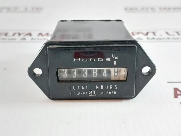 Hobbs 20028 Hour Meter Elapsed Time Indicator 120Vac 50Hz .030 Amps 1/10