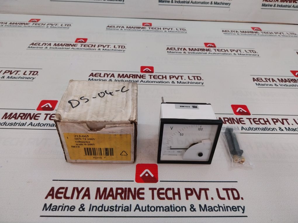 Hobut 313-665 Meter Panel Analog Voltmeter 72X72 Mm Din 61414