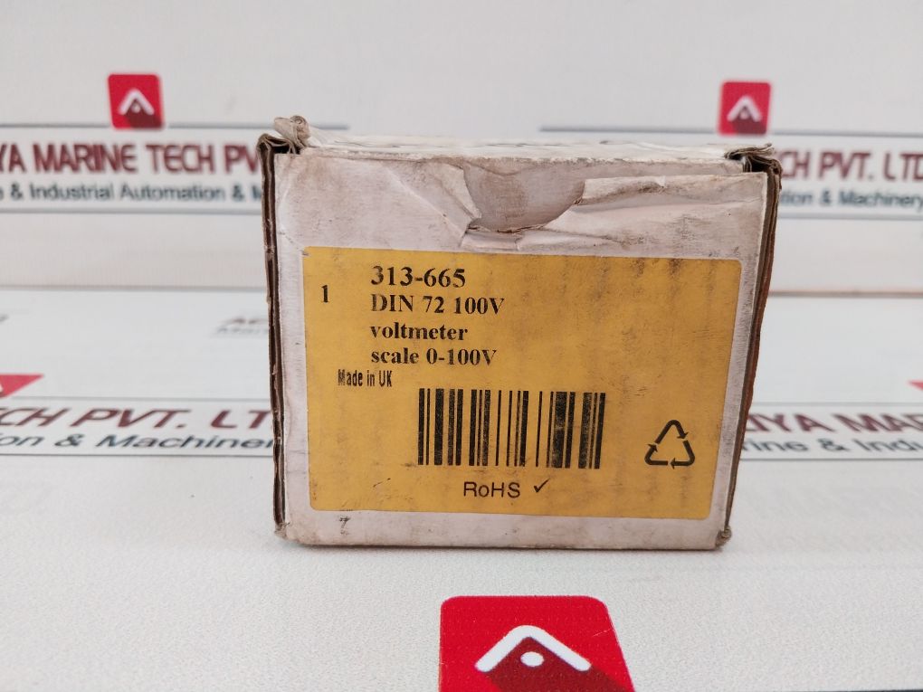 Hobut 313-665 Meter Panel Analog Voltmeter 72X72 Mm Din 61414