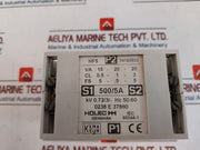 Holec Hf5 Current Transformer 741E0022 500/5A  (New)