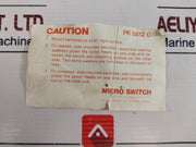 Honeywell Bze6-2Rn Limit Switch 2A-600 Vac