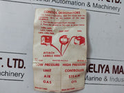 Honeywell C645A 1022 Pressure Switch