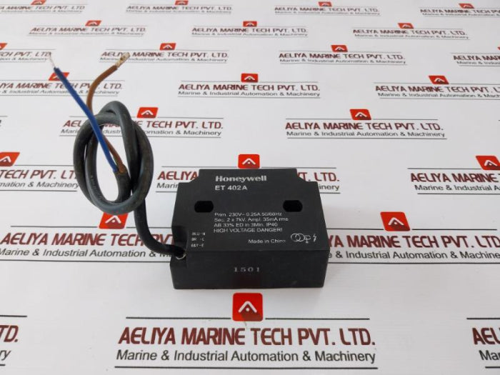 Honeywell Et 402A Ignition Transformer 230V~ 0.25A 50/60Hz   