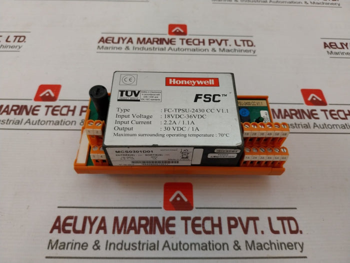 Honeywell Fc-tpsu-2430 Cc V1.1 Power Supply Converter 18Vdc-36Vdc 30 Vdc/1A