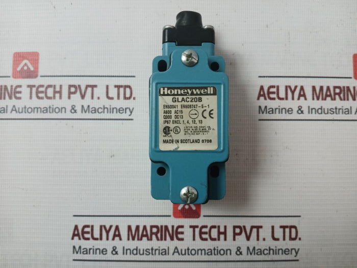 Honeywell Glac20B Plunger Limit Switch En609747-5-1 Ip67 Iec 947-5-1