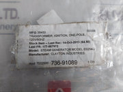 Honeywell Q652B1006 Ignition Transformer