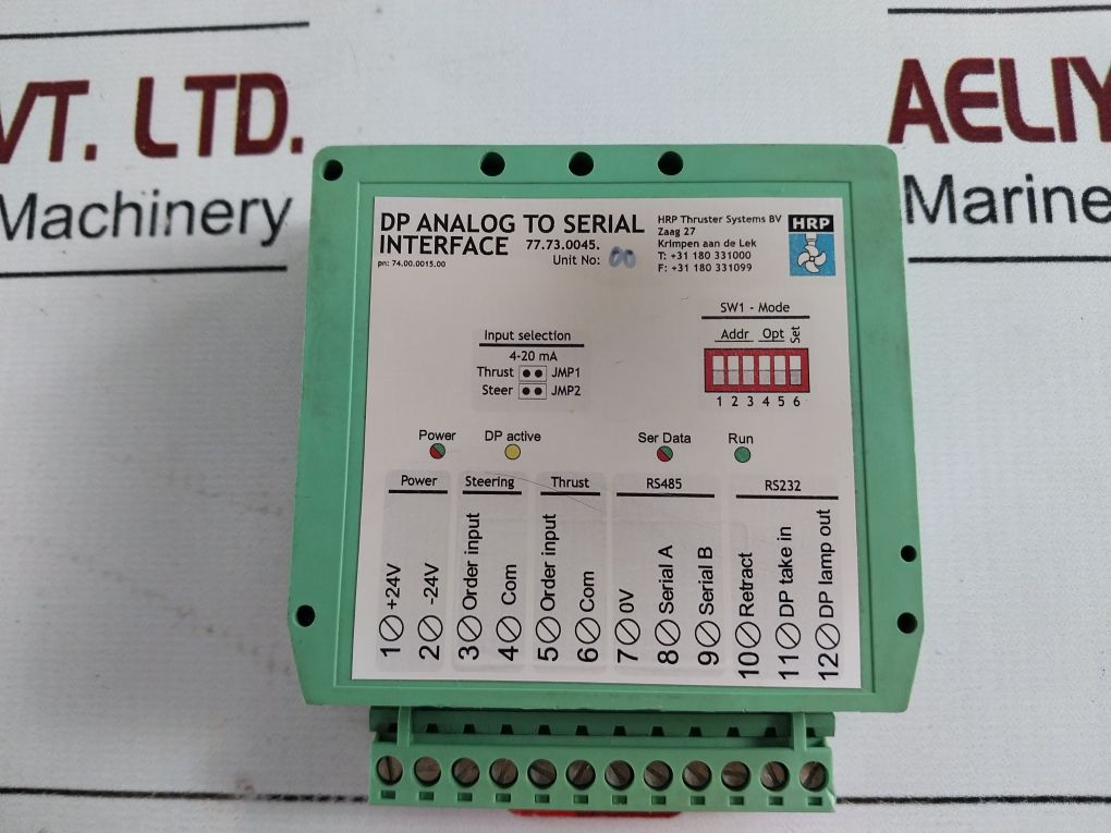 Hrp Thruster Systems 74.00.0015.00 Dp Analog To Serial Interface ...