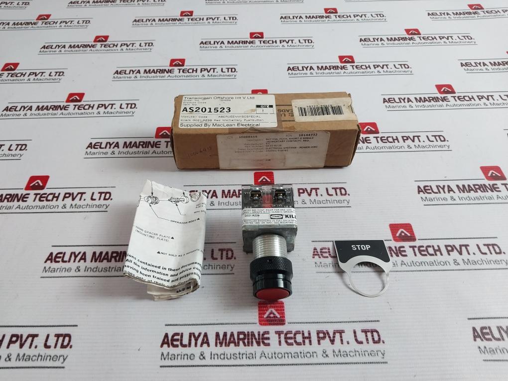 Hubbell Killark G021-rz2B Push Button Switch