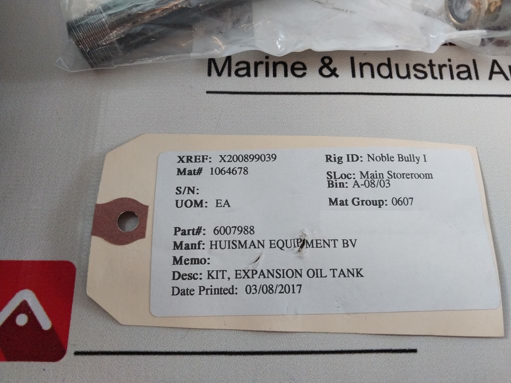 Huisman 6007988 Expansion Oil Tank Kit