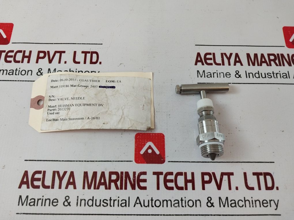 Huisman Cap 271 Needle Valve