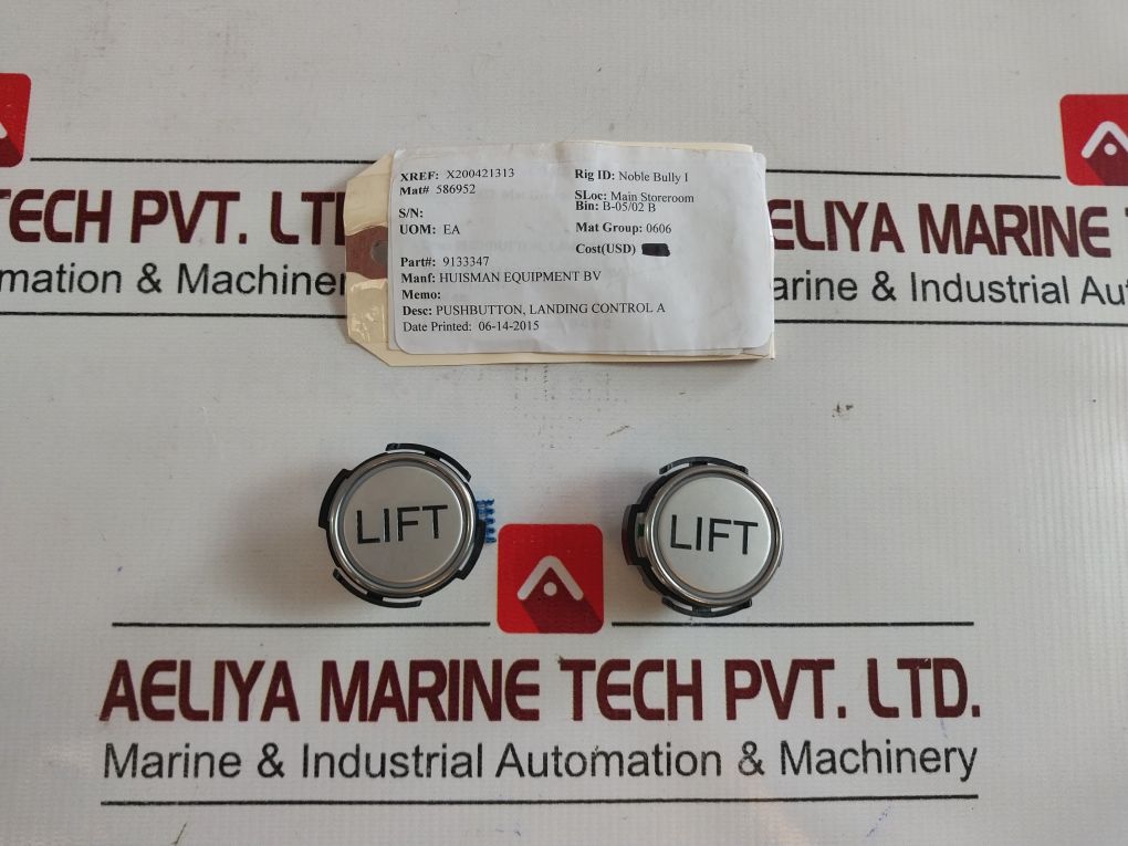 Huisman Rt 42 Viii 4.0117.01.03 Control Pushbutton