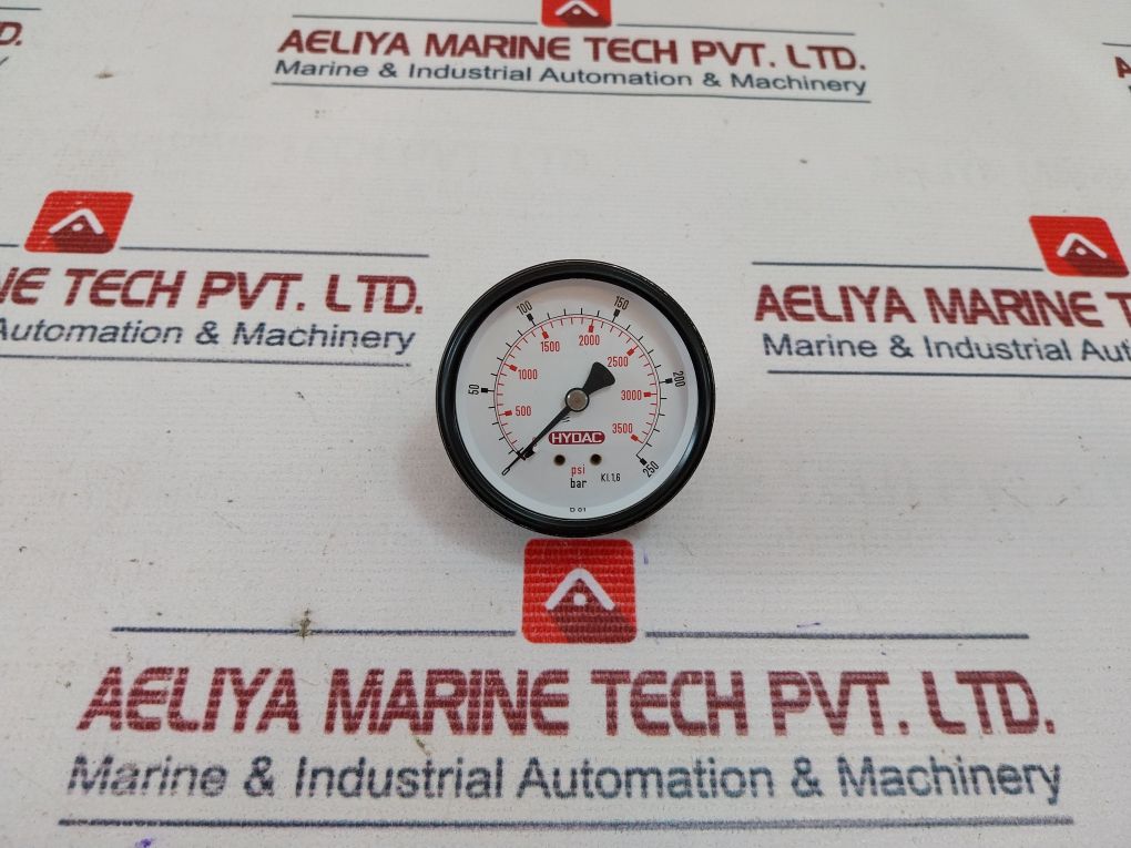 Hydac 0-250 Bar Manometer Pressure Gauge 0-3500 Psi