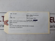 Hydac Gsv6-10-ce1637 Gas Safety Valve 350 Bar