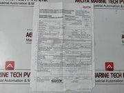 Hydac Gsv6-10-ce1637 Gas Safety Valve (New)