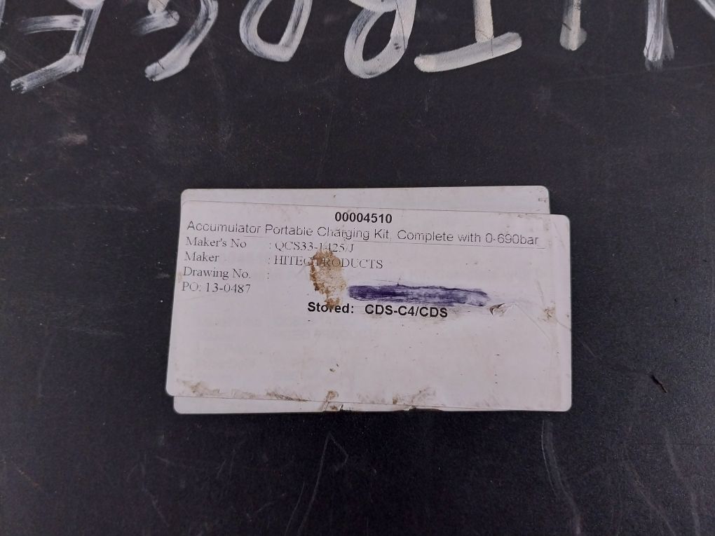 Hitec Qcs33-1425/J Accumulator Portable Charging Kit