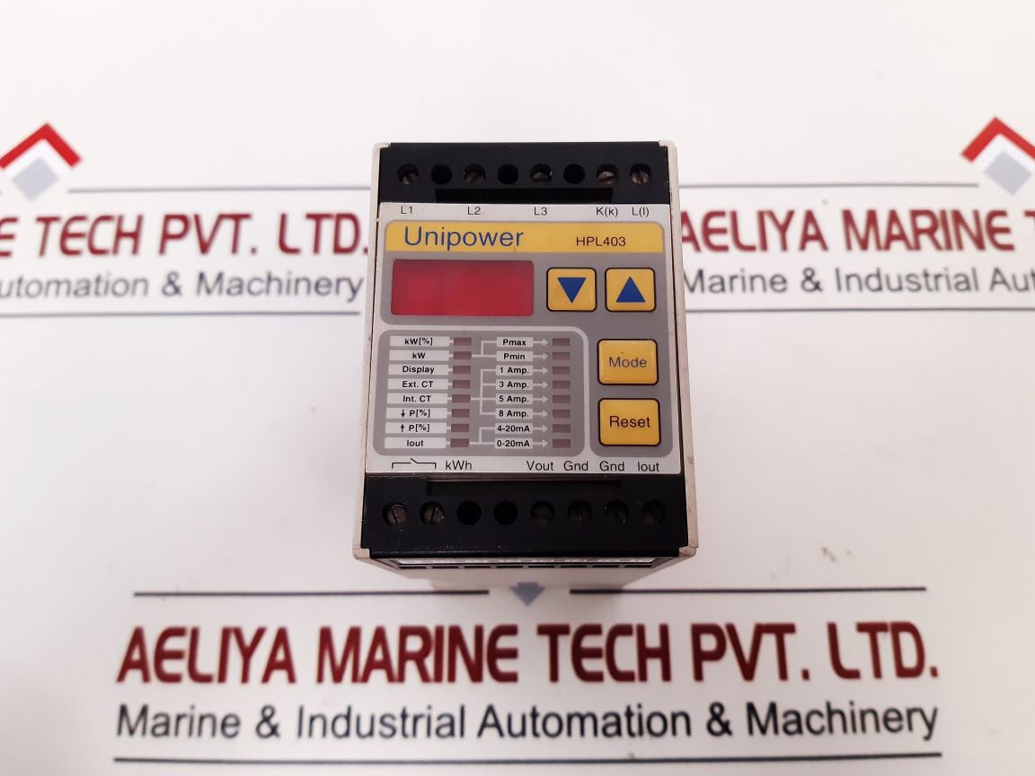Hydria Unipower Hpl403 Digital Power Control Unit 3 X 440 Vac