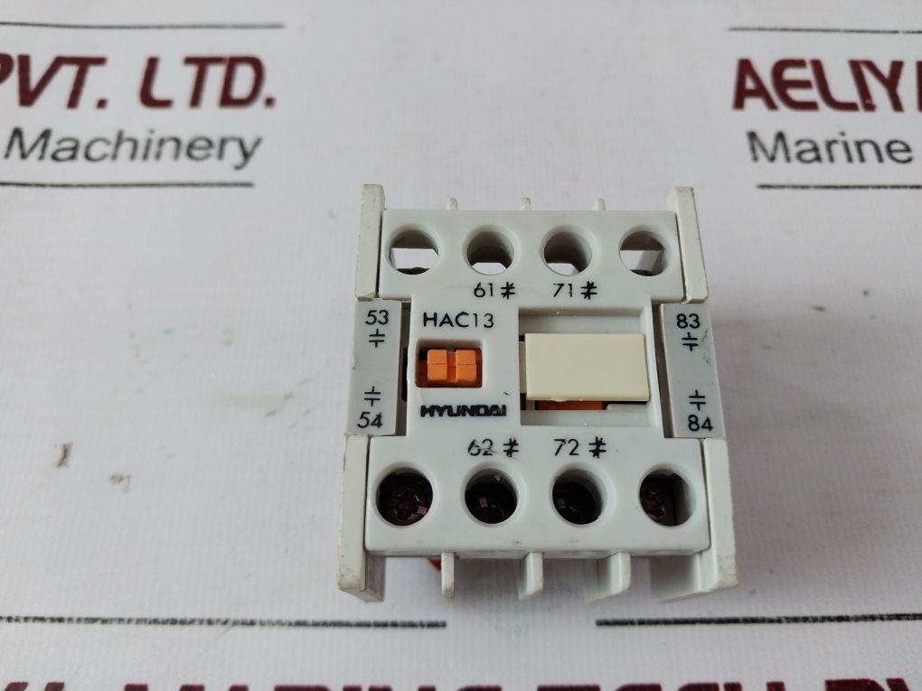Hyundai Hac13 Auxiliary Contact Block 16A 660V~ Ac15