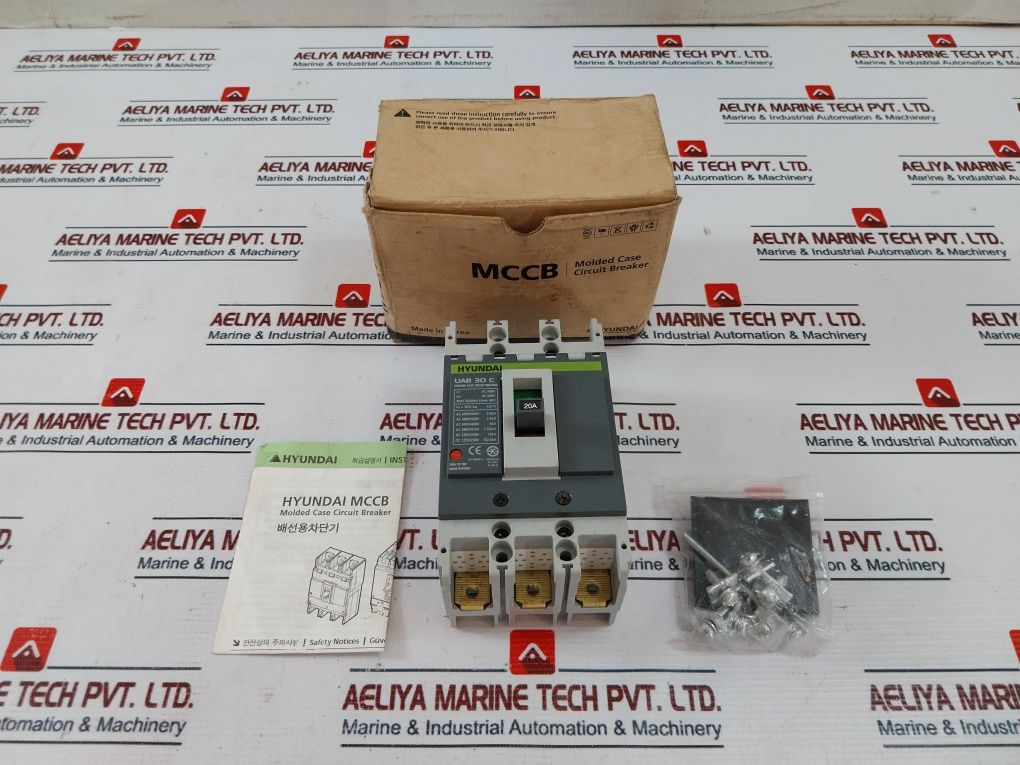 Hyundai Uab 30 C Molded Case Circuit Breaker 20A