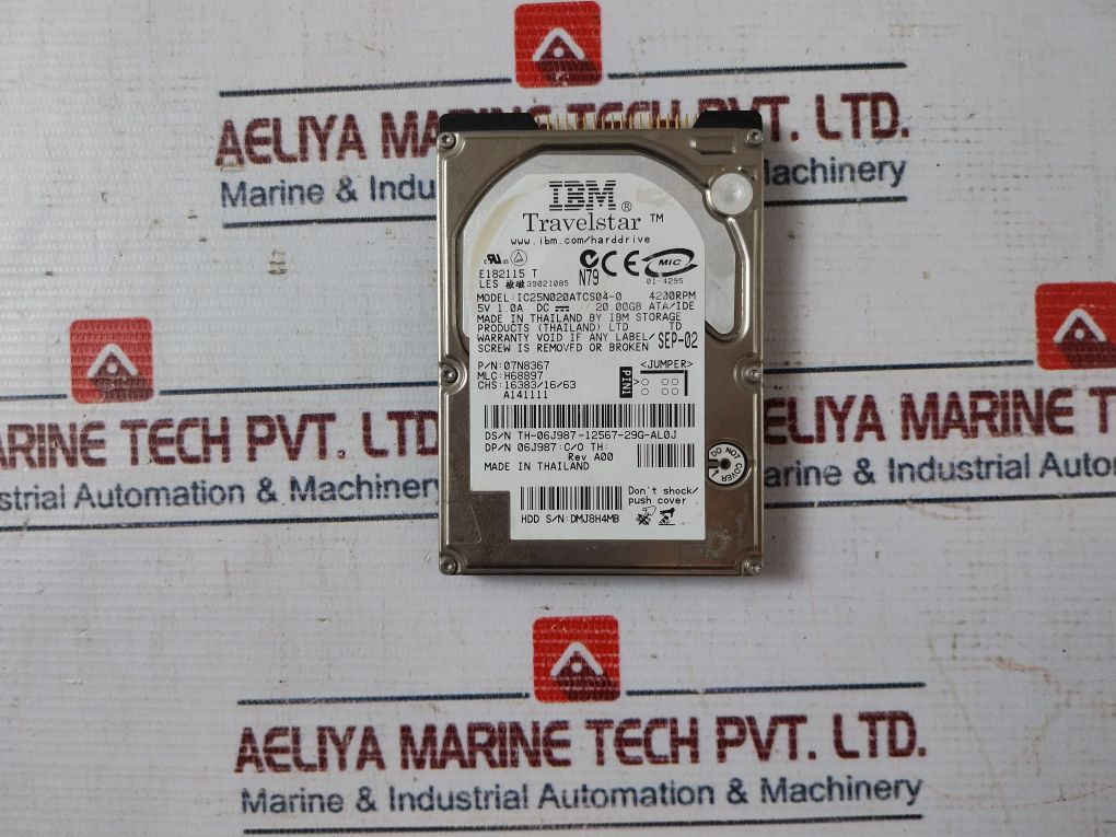 Ibm Ic25N020Atcs04-0 Travelstar Laptop Hard Drive 07N8367