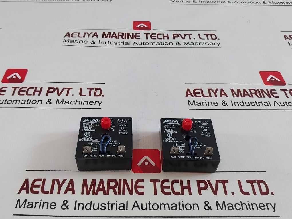 Lot Of 2X Icm Controls Icm 102 Delay On Make Timer
