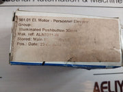 Idec Aln3311-w Illuminated Pushbutton Switch