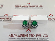 Idec asln33320ng 3 position switch led green