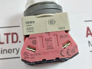 Idec Hw-g01 Pushbutton And Pilot Light With Contact Block 600V, 10A