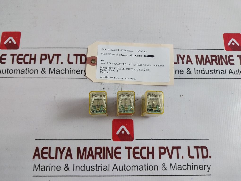 Lot Of 3X Idec Rh2B-ul Power Relay 10A 240Vac