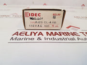 Idec Rj2S-cl-a110 Relay 110Vac 50/60Hz 250Vac
