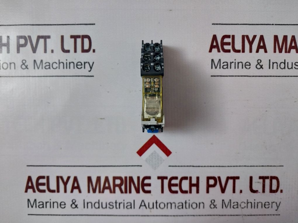 Idec Rj2S-cl-d24 Relay With Sj2S-07Lw Socket