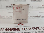 Lot Of 7X Idec RV8H-L-AD220 Relay with Socket 220-240V AC/DC