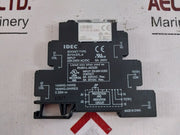 Lot Of 7X Idec RV8H-L-AD220 Relay with Socket 220-240V AC/DC