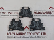 Lot Of 3X Idec SV1H-07L-4 Relay/Socket RV8H-L-AD220