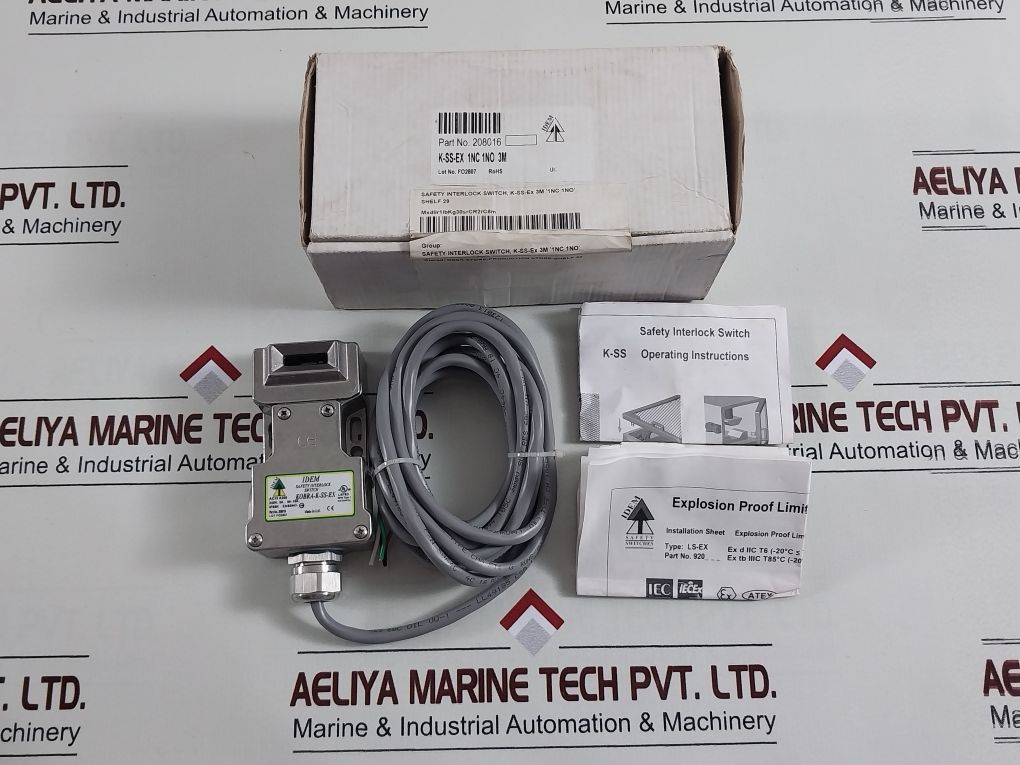 Idem Kobra-k-ss-ex Explosion Proof Tongue Safety Interlock Switch With Cable