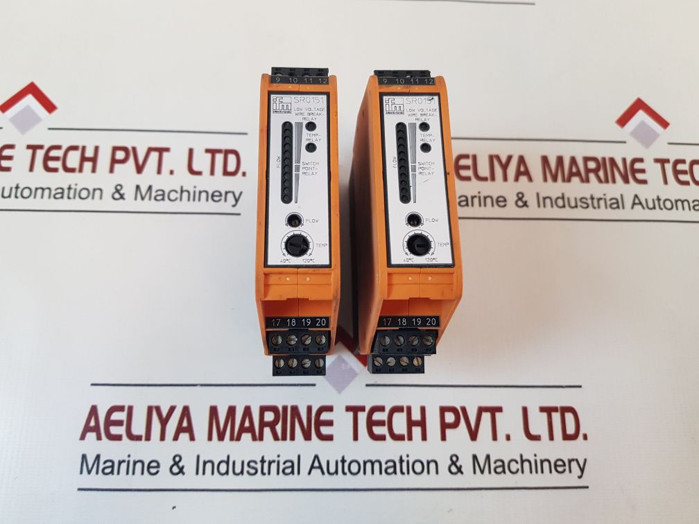 IFM Electronic SR0151 Flow Sensor Monitor – 24V DC – Aeliya Marine